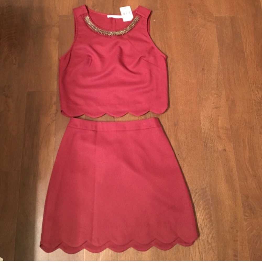 Nordstrom two piece outfit.